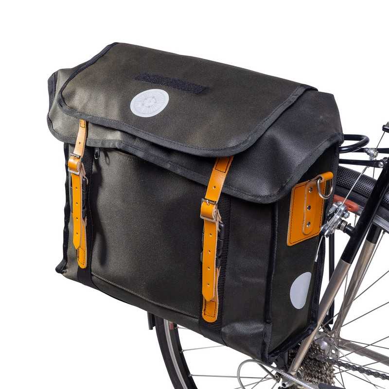 panniers attach messenger bag to bike rack