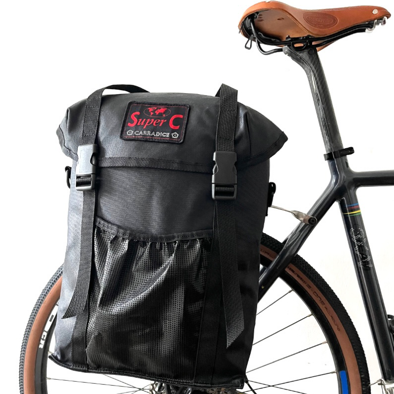Waterproof Super C Touring Pannier Bag Black Carradice