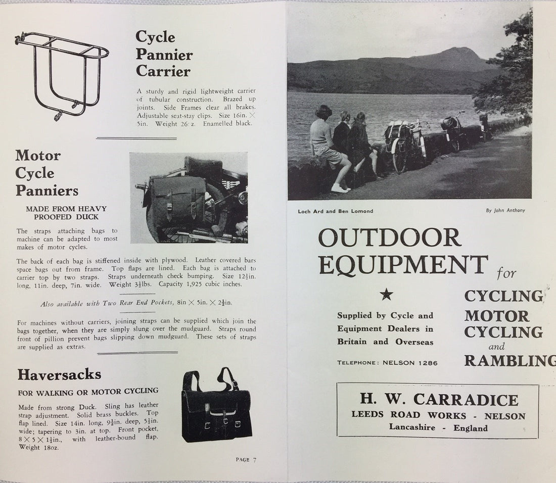 Carradice from the 1950s