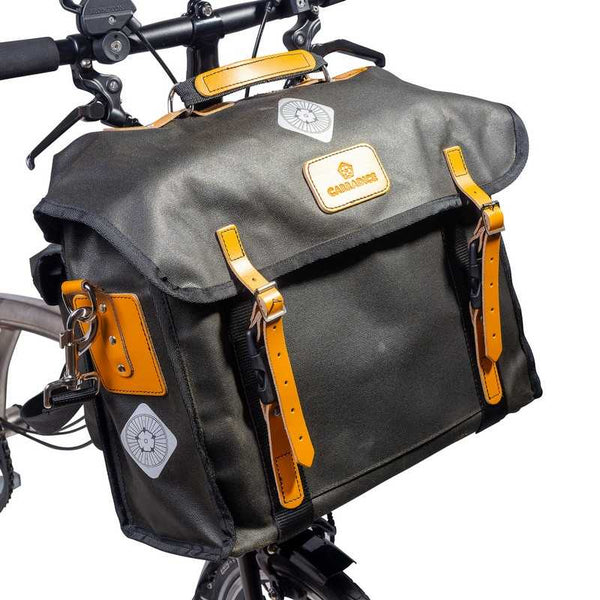 Brompton Bike Folder Bag (W/ 2 Back Pockets) - Carradice