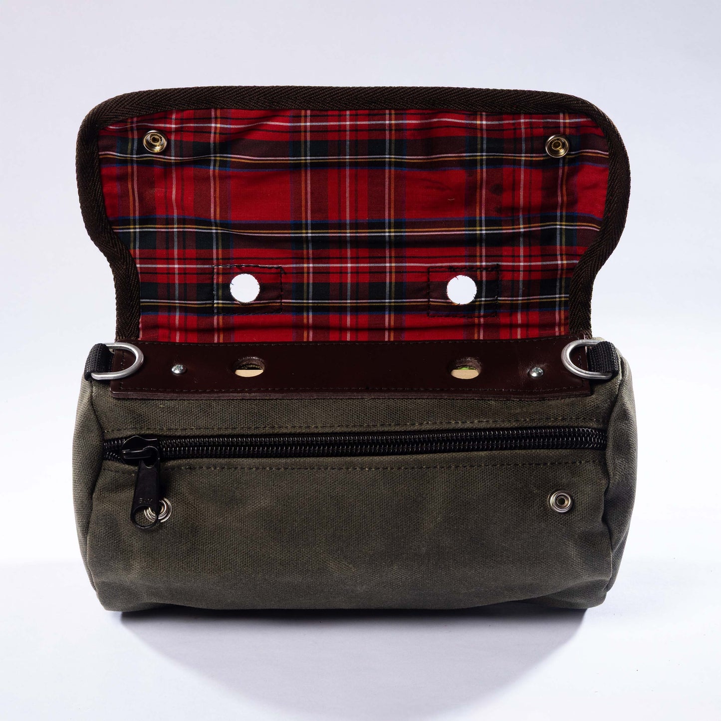 Field Green Zipped Roll Saddlebag (3.5L)