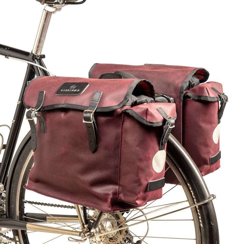 Kendal Panniers (Pair) Burgundy