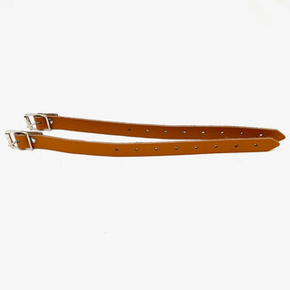 Leather Straps (Pair) 33.5cm Honey