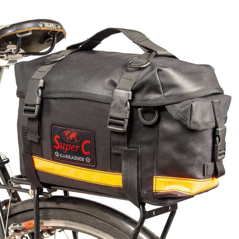 Zip-Free Super C Rear Rack bag (W/ Side Pocket) - Carradice