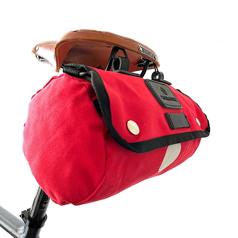 Originals Zipped Roll Saddlebag Red