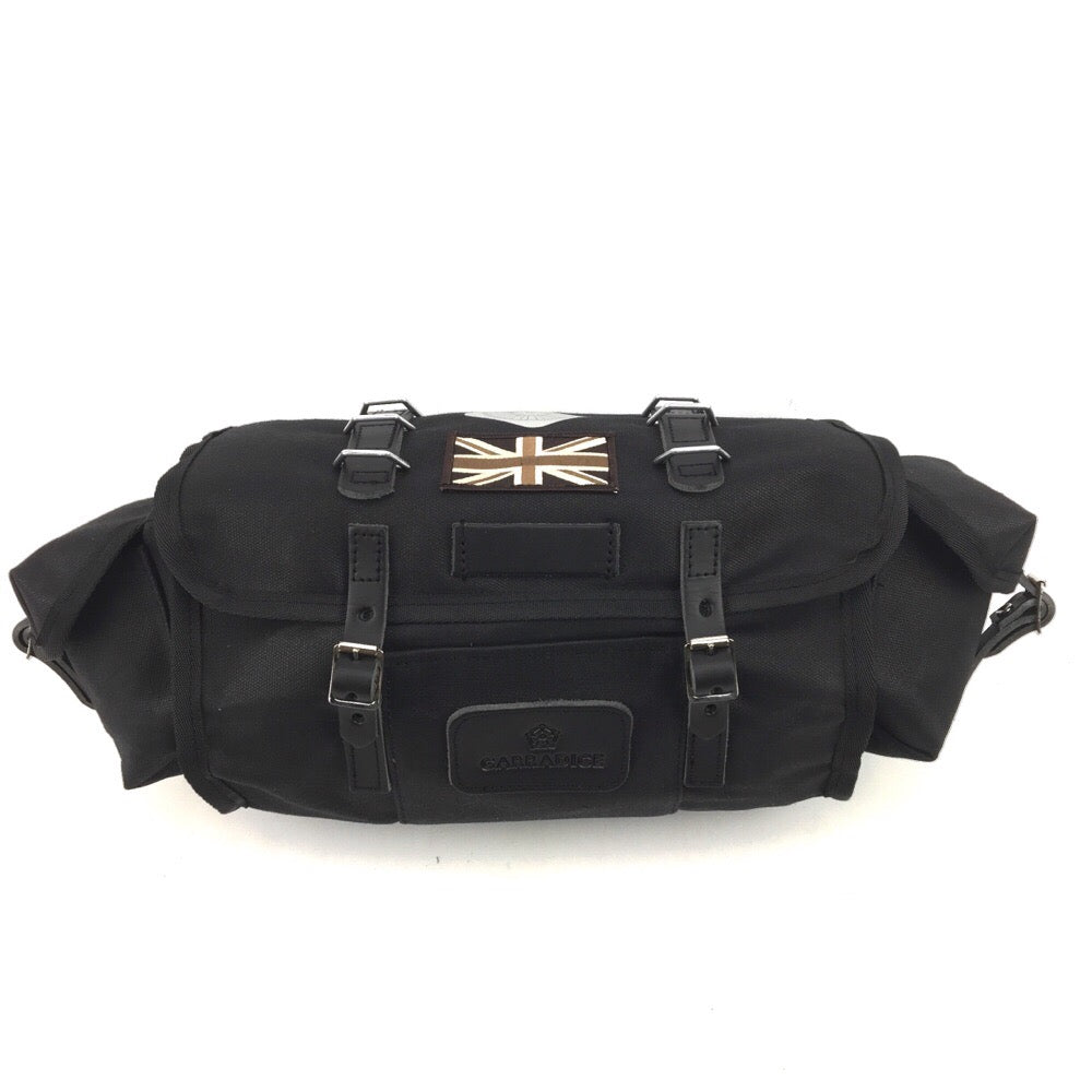 Originals Barley Saddlebag Black with Flag